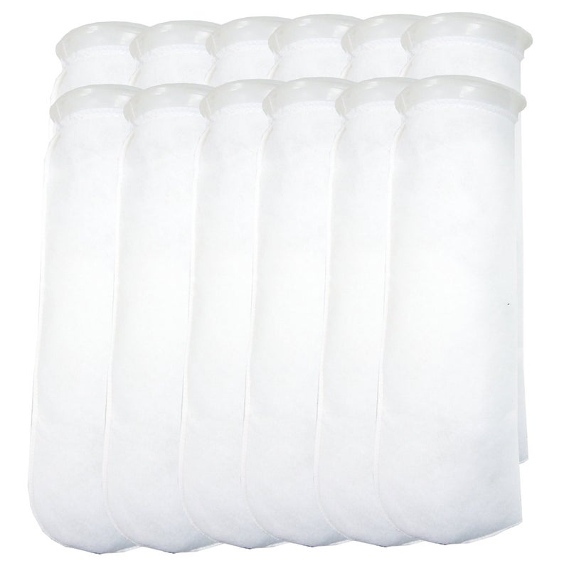 Encompass All 12 Pack - 4 Inch Ring Filter Socks 200 Micron - Aquarium Felt Filter Bags -4 Inch Ring by 16 Inches Long [Long Version] - Fits Eshopps and Aqueon - 12 Pack - Image 1